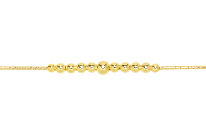 Collar plata 925 bolas 