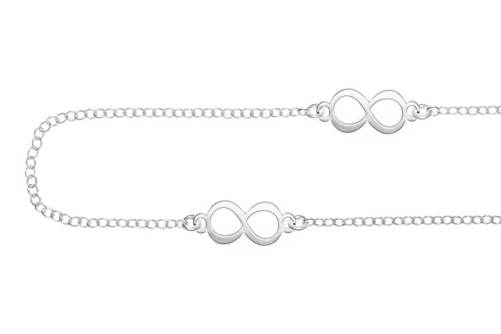 Collar plata 925 infinito 