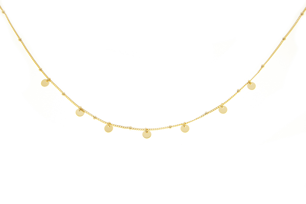 Silver 925 necklace 38+5cm sterling silver