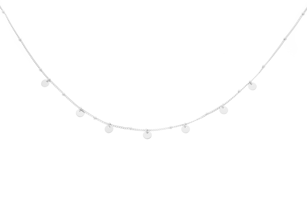 Silver 925 necklace 38+5cm sterling silver