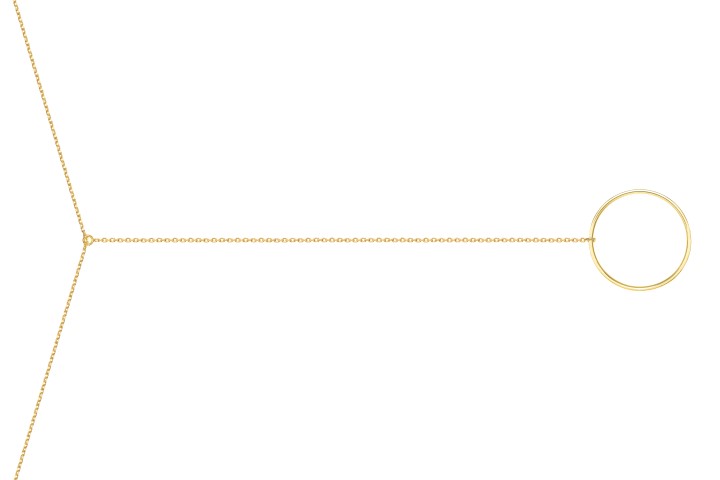 Collar plata 925 circulo 