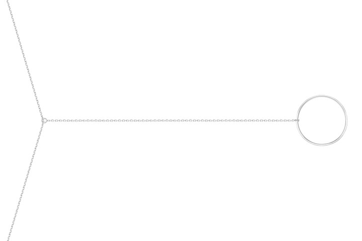 Collar plata 925 circulo 