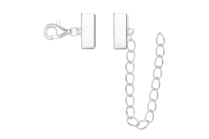 Flat ends set with lock and chain extension