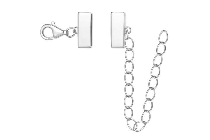Flat ends set with lock and chain extension