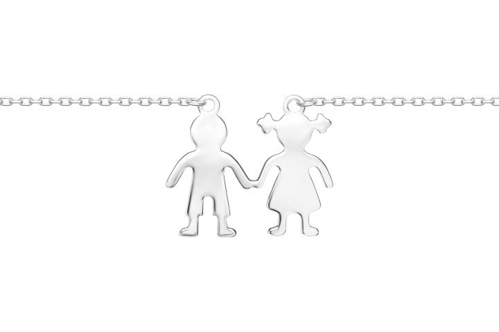 Collar plata 925 niña y niño 