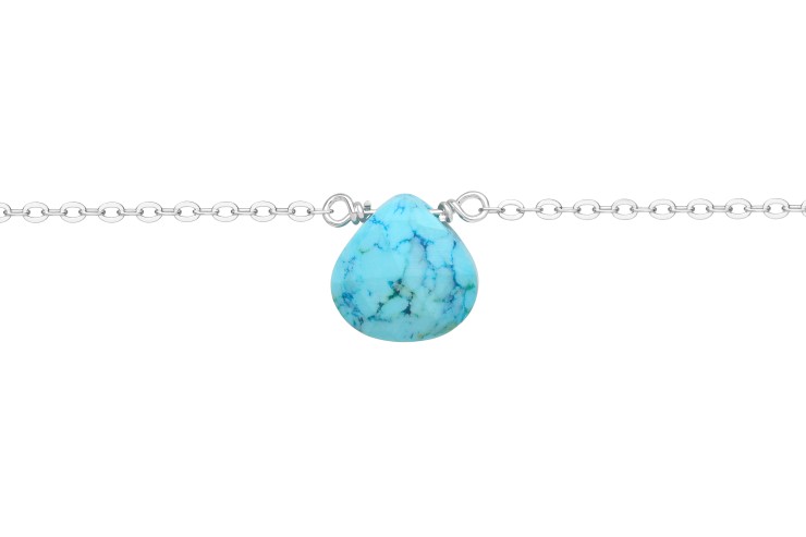 Collar plata 925  piedras semipreciosas