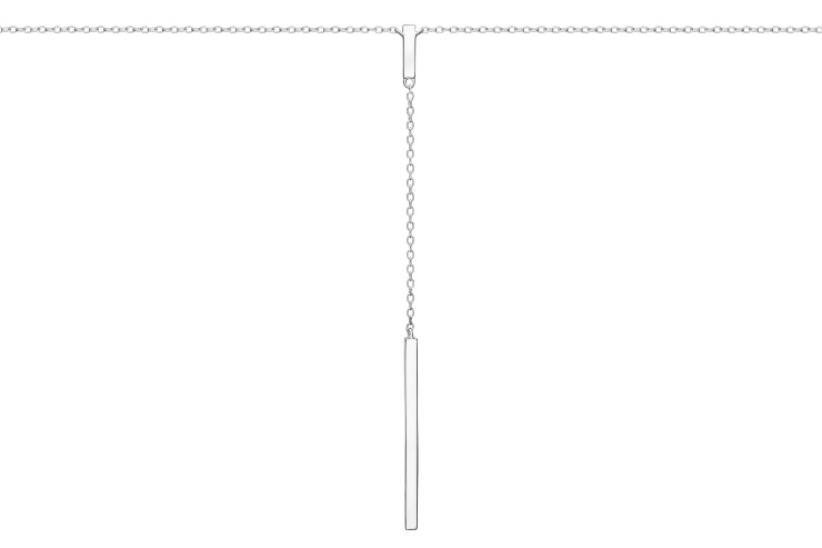 Silver 925 necklace 40+5cm sterling silver