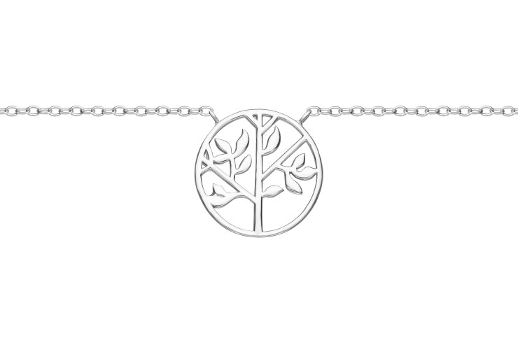 Silver 925 necklace 38+5cm sterling silver