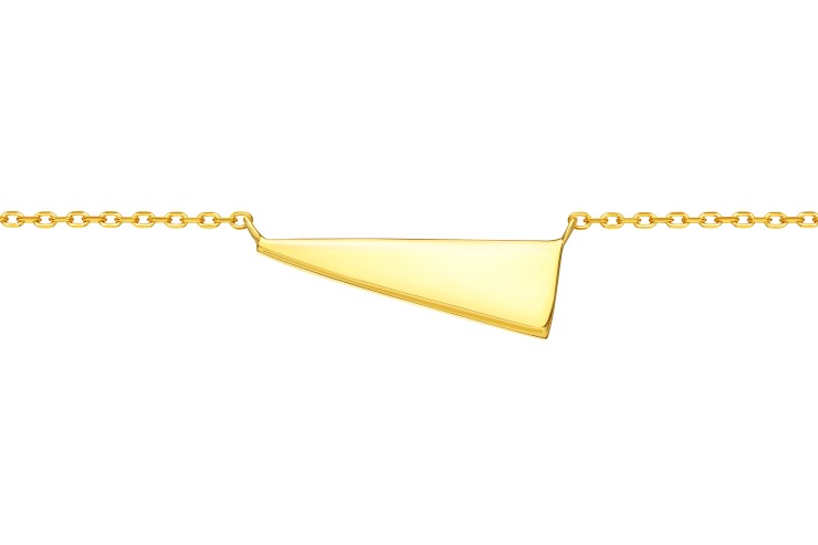 Collar plata 925 triangulo 