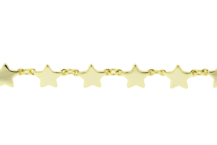 Collar plata 925 choker estrellas 