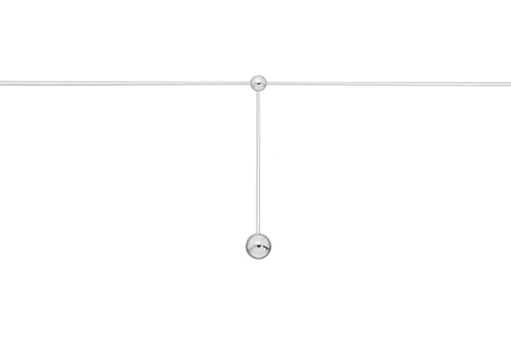 Silver 925 necklace 38+5cm sterling silver