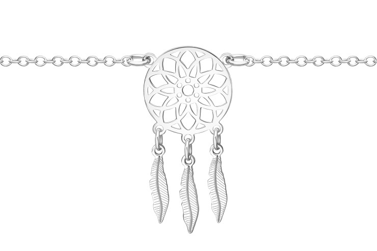 Collar plata 925 atrapasueños 