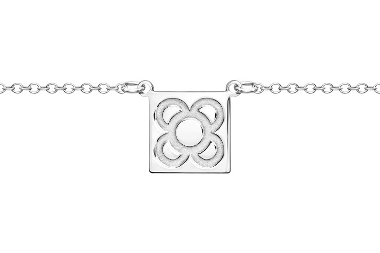 Collar plata 925 flor de barcelona