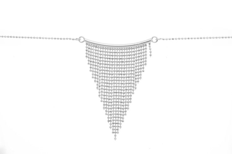 Silver 925 necklace 38+5cm sterling silver