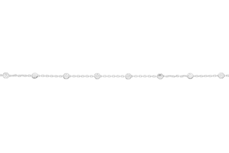 [12271C30DCPL] Silver 925 necklace 38+5cm sterling silver (30 cm + 8 cm extension, Sterling silver)