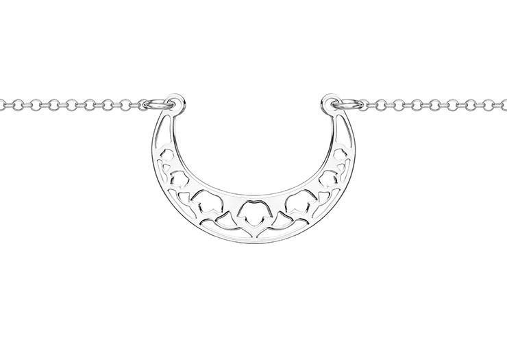 Silver 925 necklace 38+5cm sterling silver