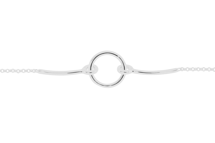 Collar plata 925 círculo 