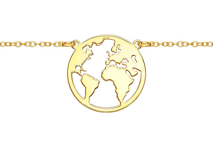 Collar plata 925 mundo 