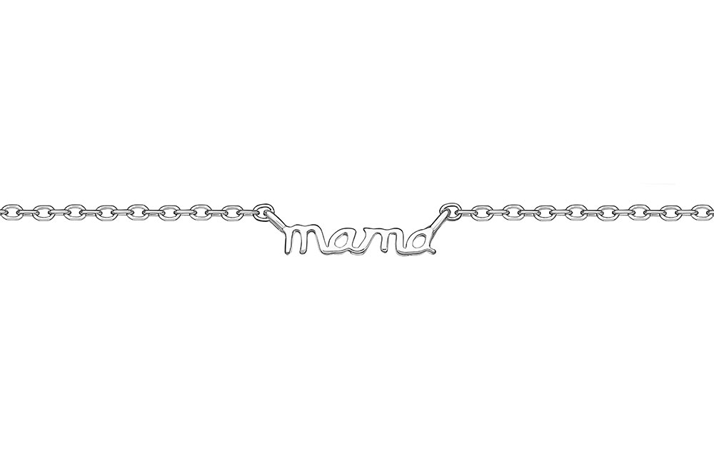 Silver 925 necklace 38+5cm sterling silver