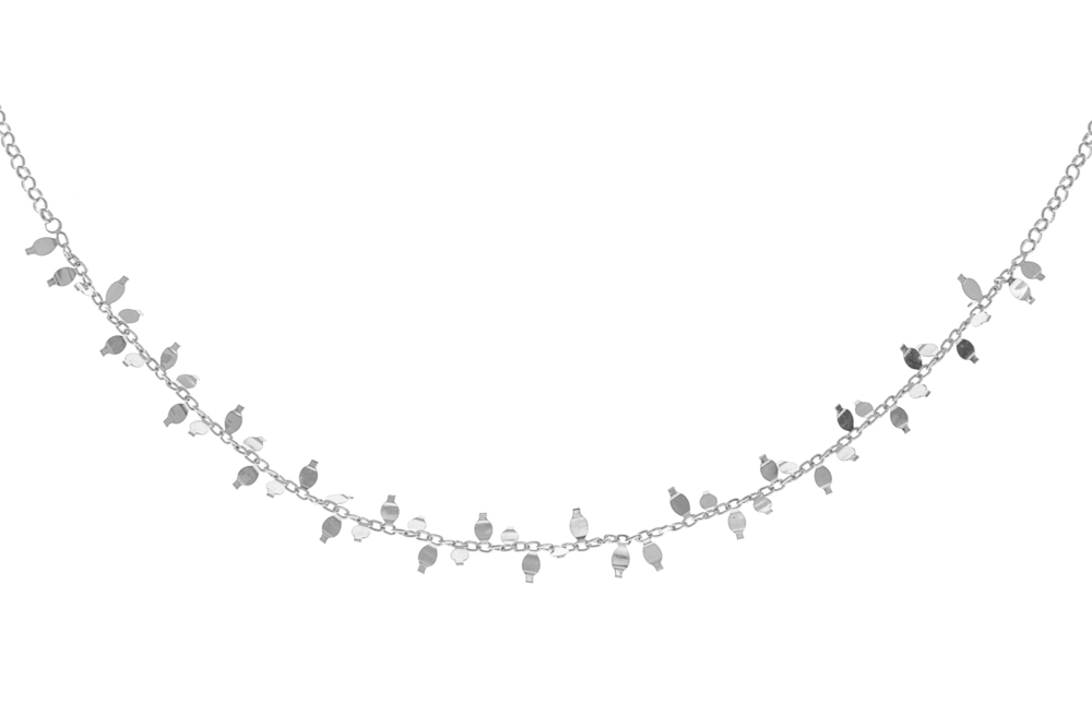 Silver 925 necklace 38+5cm sterling silver
