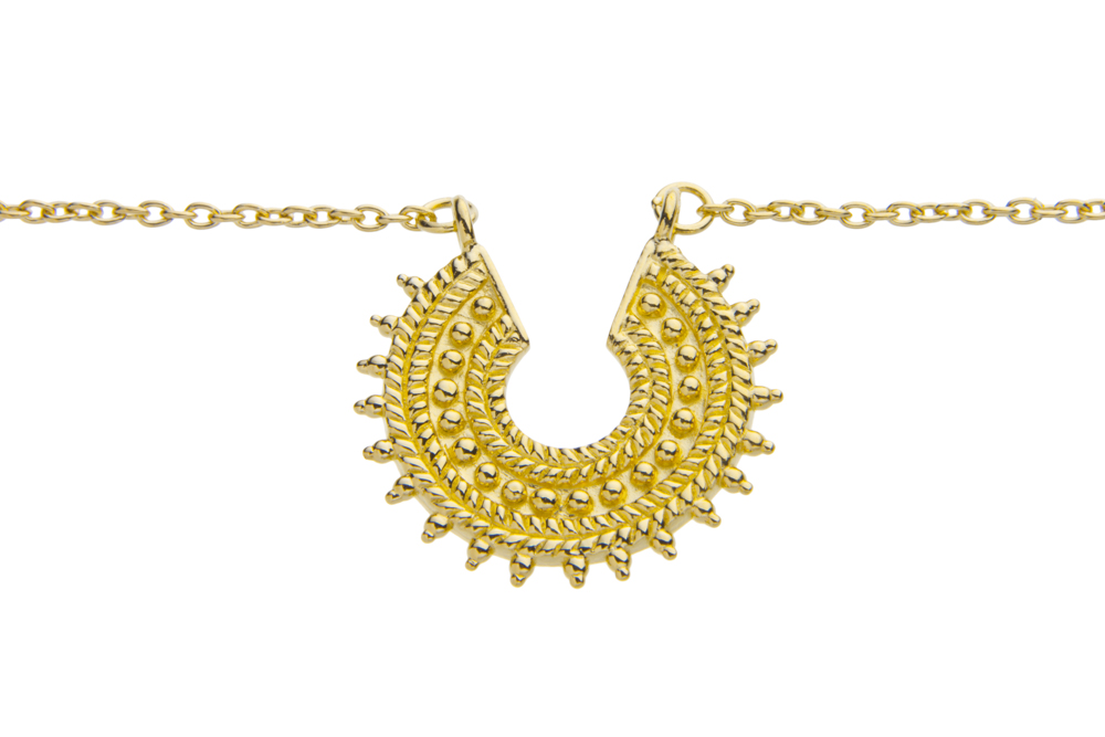 Collar plata 925 sol abierto 