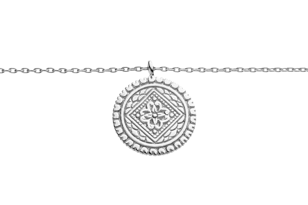 Silver 925 necklace 38+5cm sterling silver