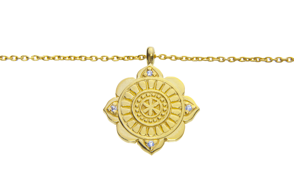 Silver 925 necklace 38+5cm rhodium