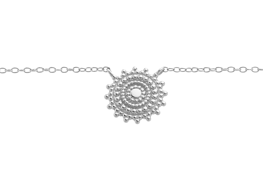 Collar plata 925 sol labrado 