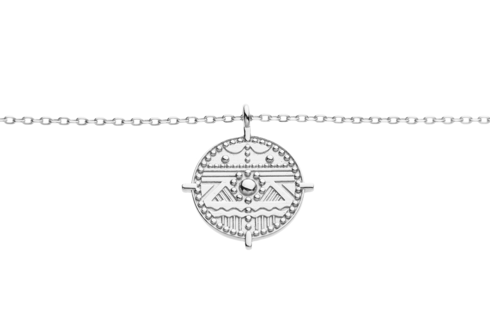 Silver 925 necklace 38+5cm sterling silver