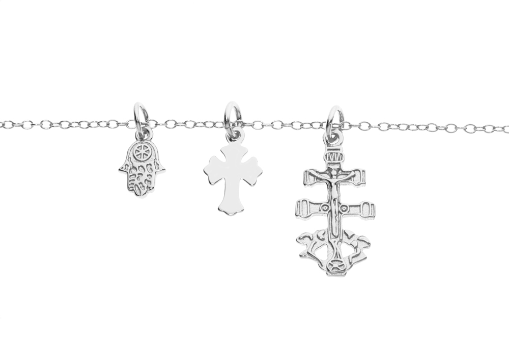 Silver 925 necklace 38+5cm sterling silver