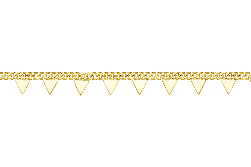 Collar plata 925 mini triangulos