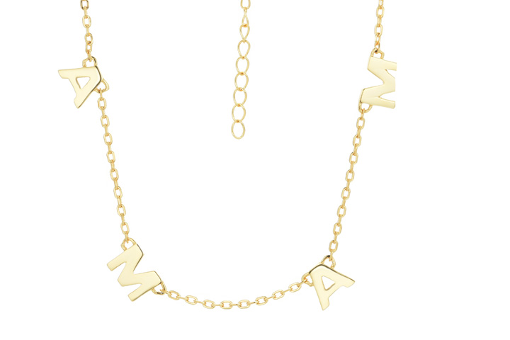 Sterling silver mama necklace