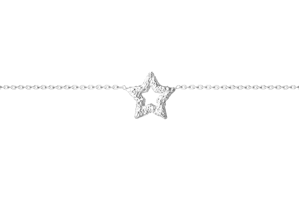 Sterling silver star necklace