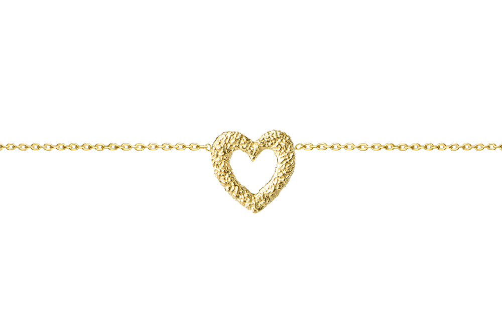 Sterling silver heart necklace