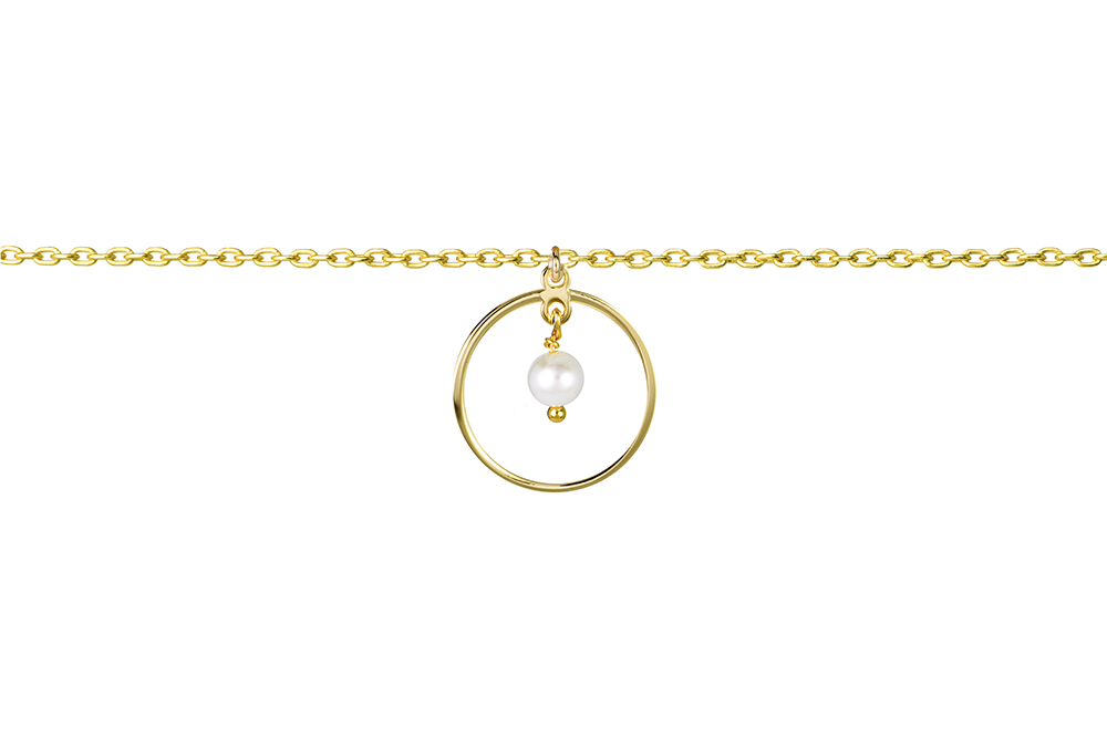 Sterling silver pearl necklace