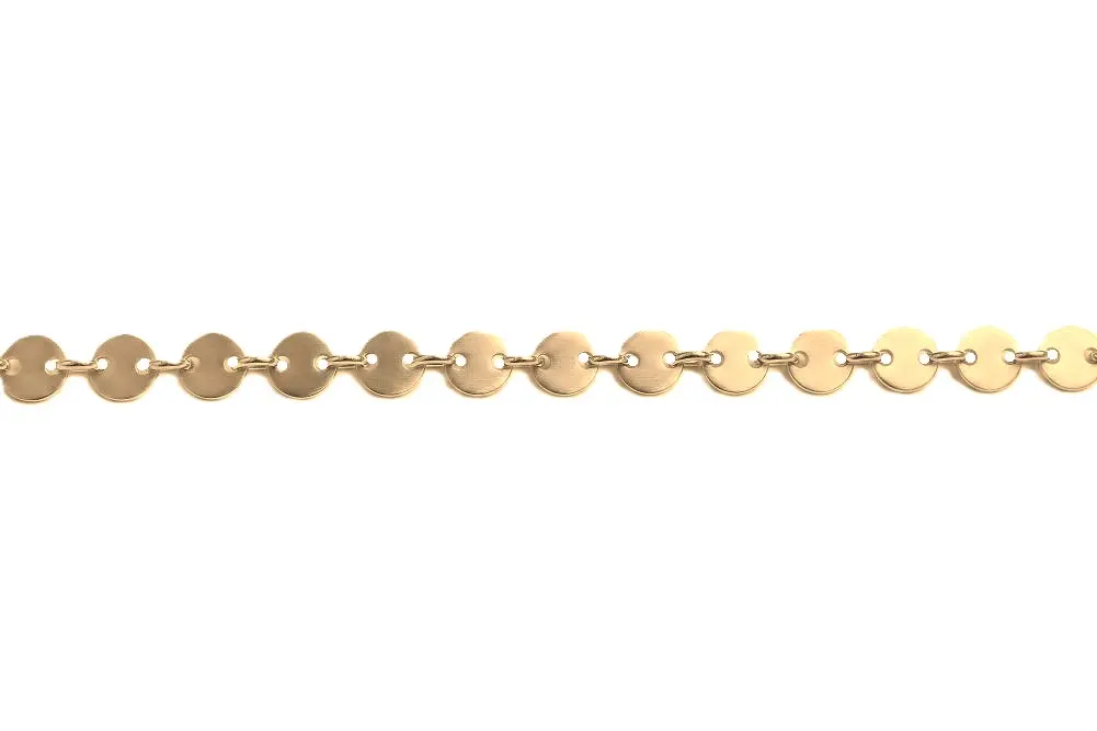 Collar plata 925 mini plaquitas 4mm
