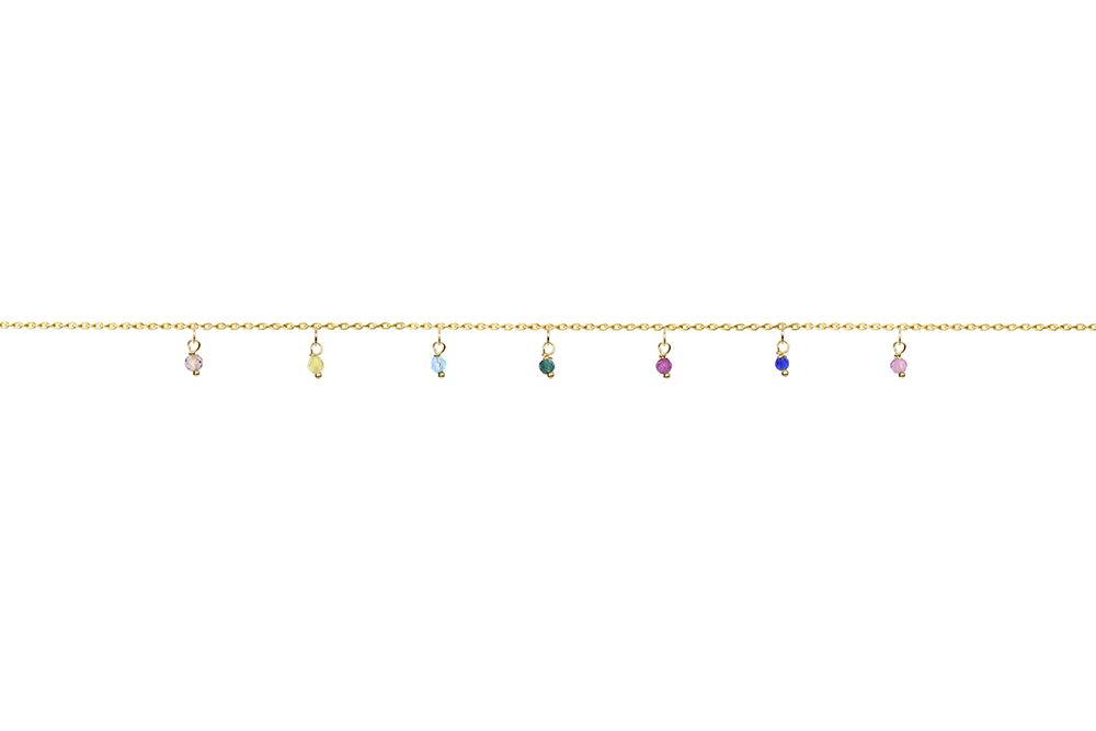 [16000N38E5GMXDO] Collar plata 925 piedras (Oro)