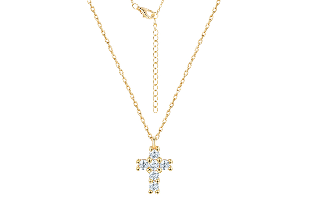 Collar plata 925 cruz
