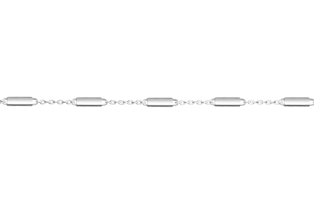 [16302N38E5PL] Sterling silver necklace (Sterling silver)