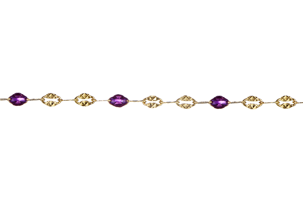 Sterling silver transparent enamel necklace