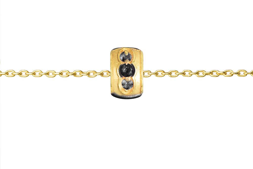 Collar plata 925 esmalte con zirconita