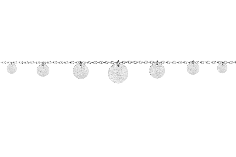 Collar plata 925 7 placas