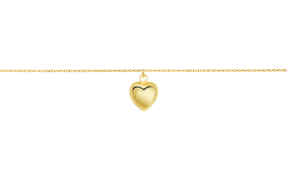 Collar plata 925 corazón 14x11mm