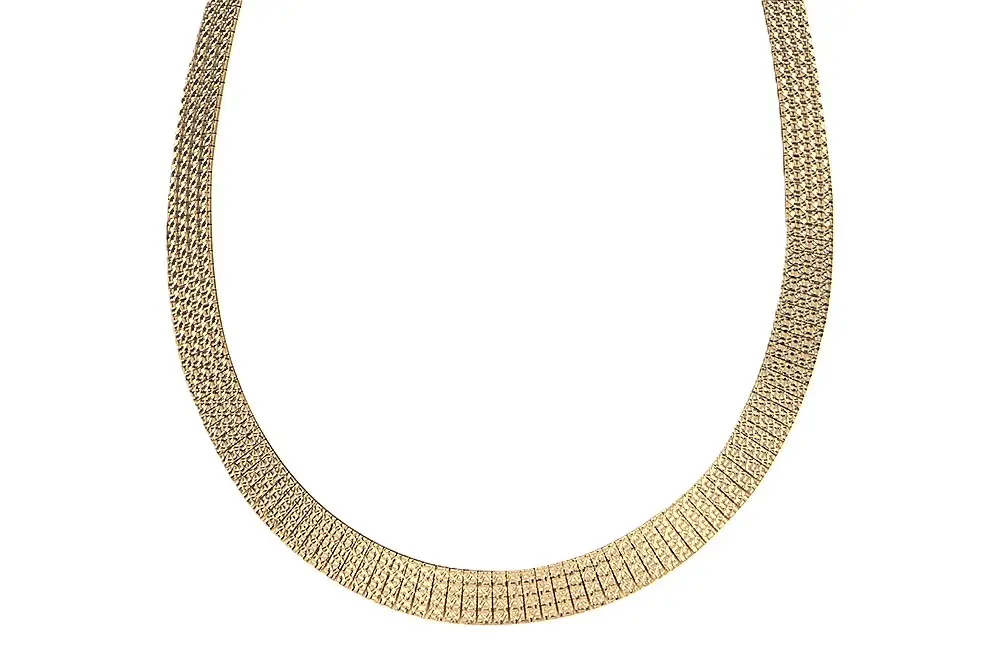 Sterling silver cleopatra necklace