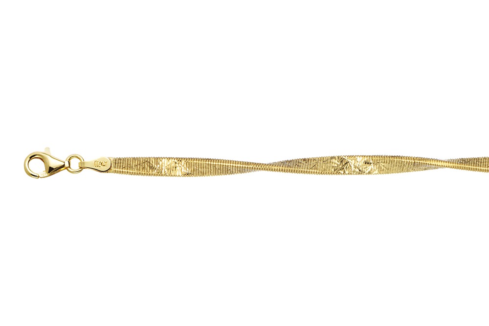 Collar plata 925 con torsión