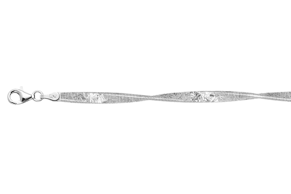 Collar plata 925 con torsión