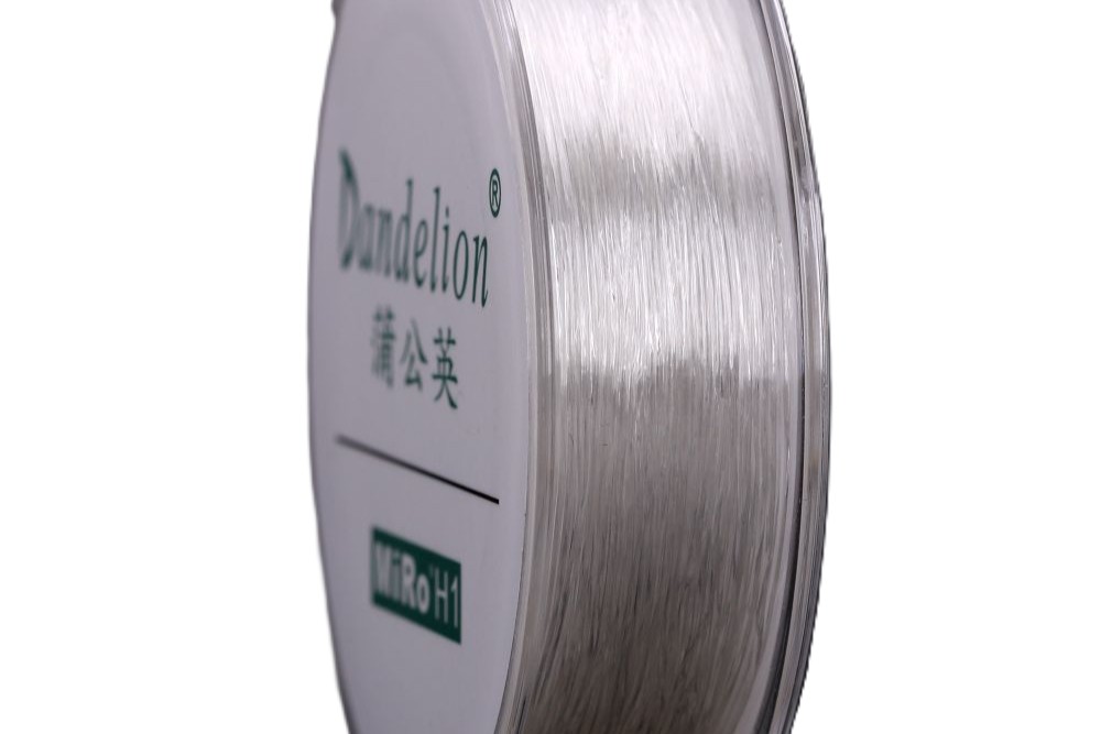 Hilo elastico de silicona transparente 0,5mm-1mm
