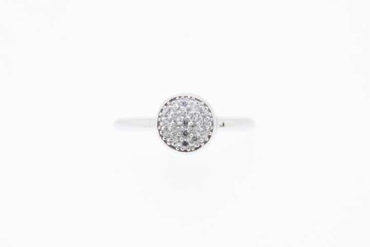 Entrepieza plata 925 cz microsetting 