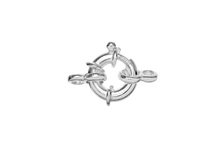 [0812306000PL] Giant bolt ring with jump ring 3mm
