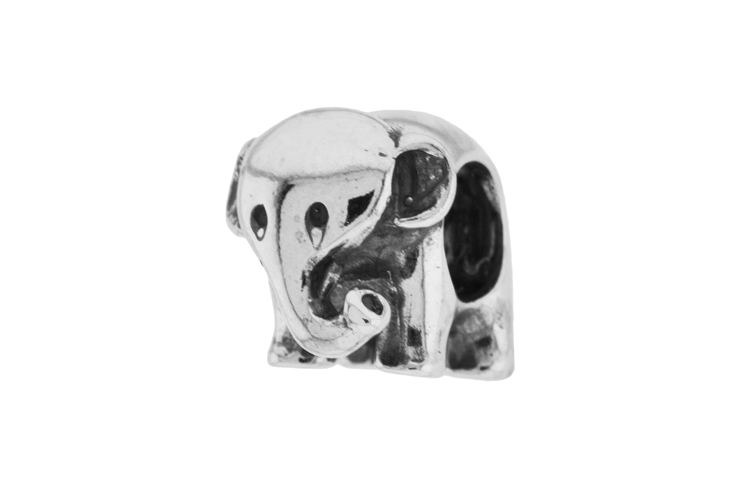Entrepieza pasante  plata 925 para pulseras 